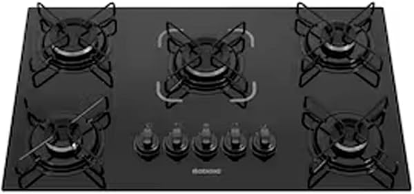 Cooktop Essencial 5 Bocas, Preto