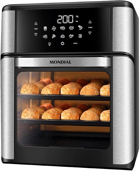 Fritadeira Air Fryer Forno Oven 12L, Mondial