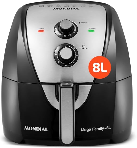 Fritadeira Sem Óleo Air Fryer 8L
